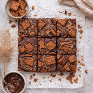 Lotus Biscoff Brownies