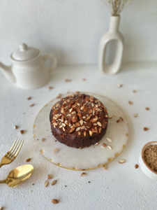 Atta Jaggery Cake