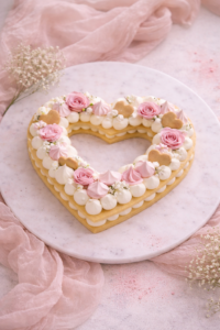 Valentine Special Heart Shape Cake