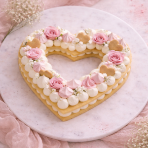 Valentine Special Heart Shape Cake