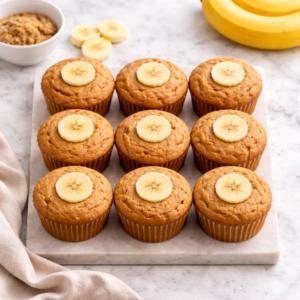 Healthy Banana Muffins
